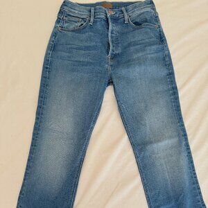 Women's Blue Straight Leg Jeans